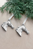 Pewter Equestrian Thoroughbred Ornament