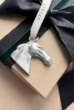 Personalized Pewter Equestrian Thoroughbred Ornament