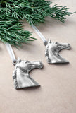 Pewter Equestrian Thoroughbred Ornament