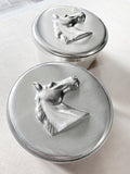 Equestrian Thoroughbred Pewter Keepsake Box